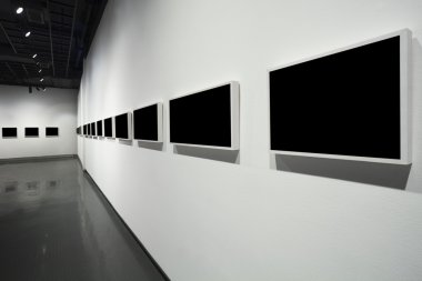 beyaz duvar Sanat Müzesi'nde kareleri