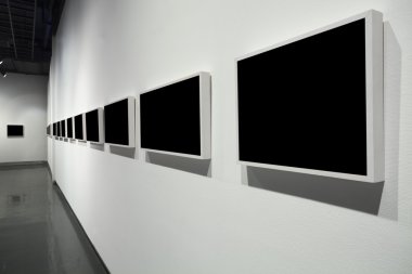 beyaz duvar Sanat Müzesi'nde kareleri