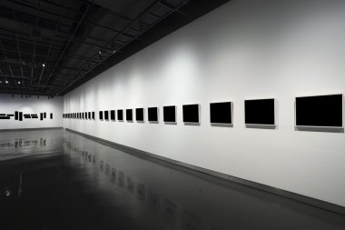 beyaz duvar Sanat Müzesi'nde kareleri