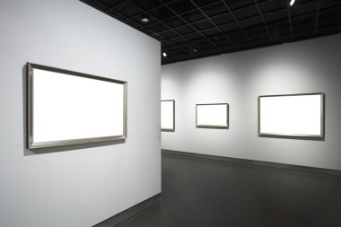 beyaz duvar Sanat Müzesi'nde kareleri