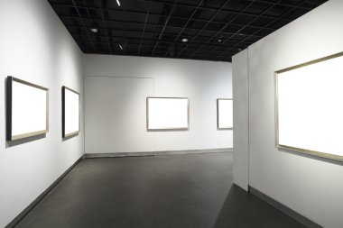 beyaz duvar Sanat Müzesi'nde kareleri