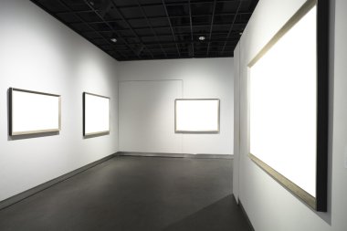 beyaz duvar Sanat Müzesi'nde kareleri