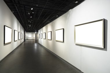 beyaz duvar Sanat Müzesi'nde kareleri