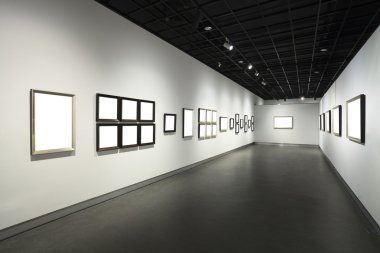 beyaz duvar Sanat Müzesi'nde kareleri