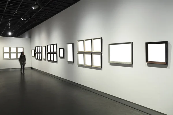 Lege frames in museum — Stockfoto