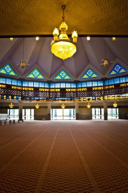 interior of malaysian mosque