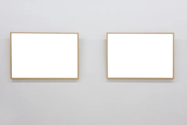 Lege frames in museum — Stockfoto