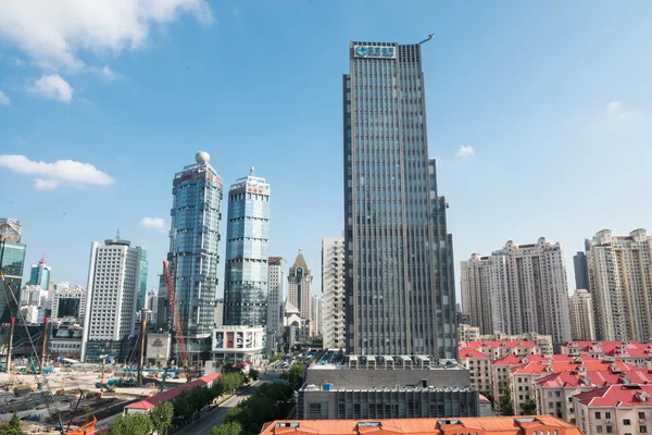 Stadsbilden i modern stad — Stockfoto