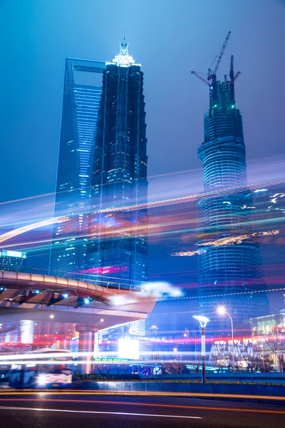 近代都市の夜景 — ストック写真