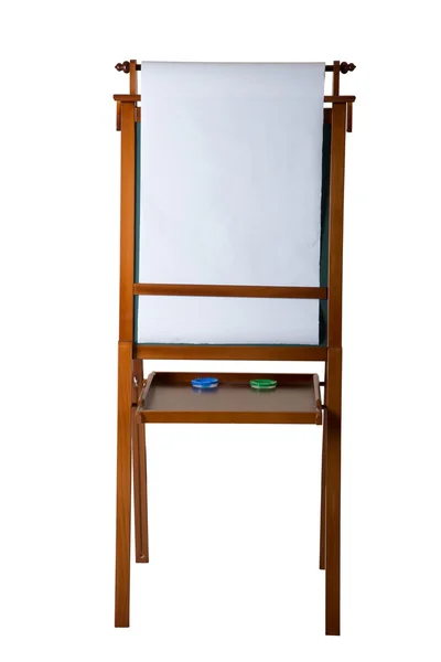 Easel isolated on white background — Stock Photo, Image