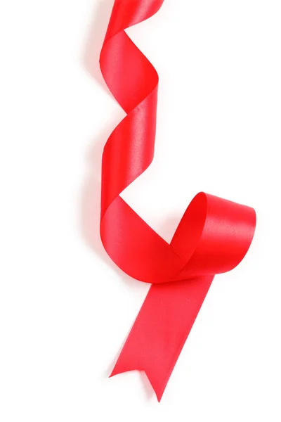 Red ribbon — Stock Photo, Image