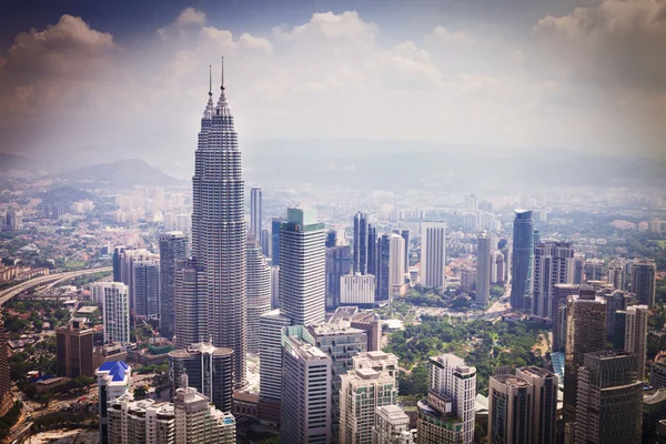 Cidade moderna em Kuala Lumpur — Fotografia de Stock