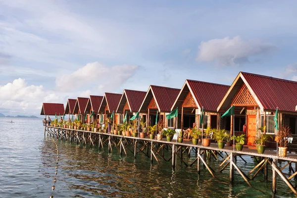 Sobre bungalow de agua — Foto de Stock