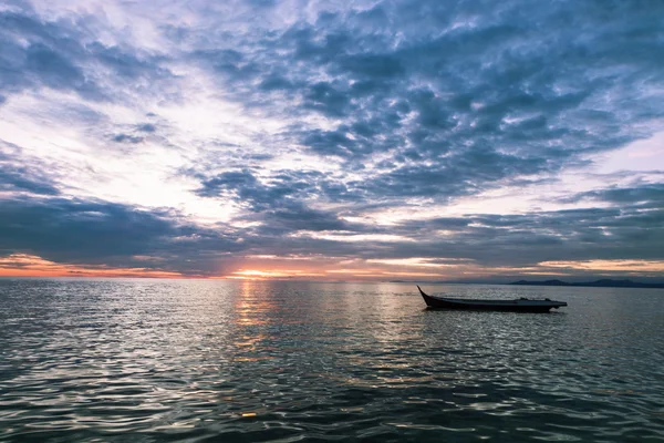 Deniz Günbatımı ile — Stok fotoğraf