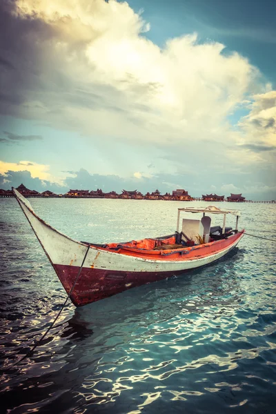 Bootsstopp auf dem Wasser — Stockfoto