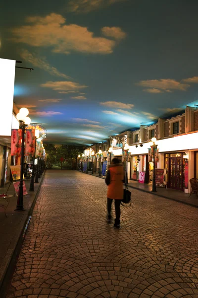 Lege billborad in de straat — Stockfoto