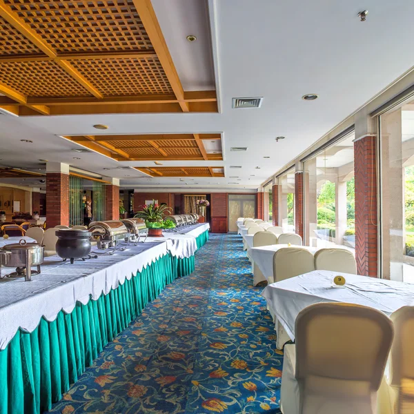 Cafeteria in holiday village — Stock Photo, Image