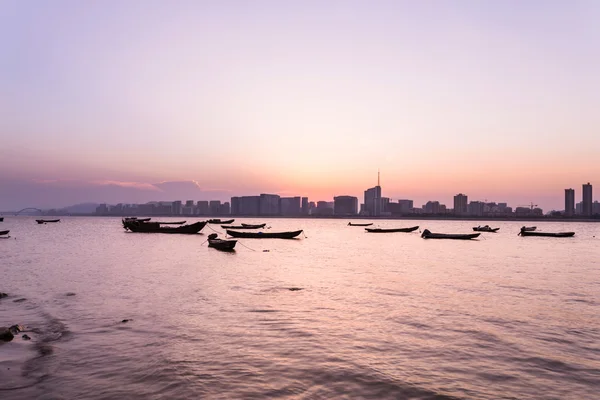 Muelle del río Qiantang — Foto de Stock