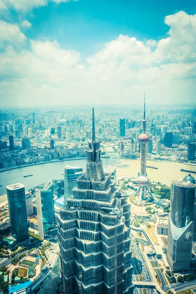 Stadtbild von Shanghai — Stockfoto