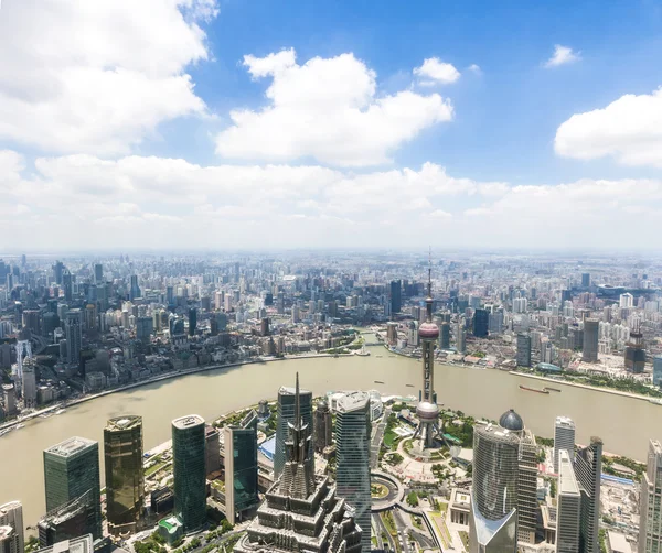 Stadsbilden i shanghai — Stockfoto