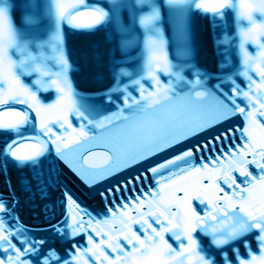 elektronik devre yakın çekim