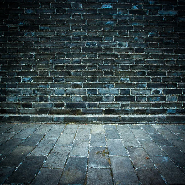 Brickwall comme fond — Photo