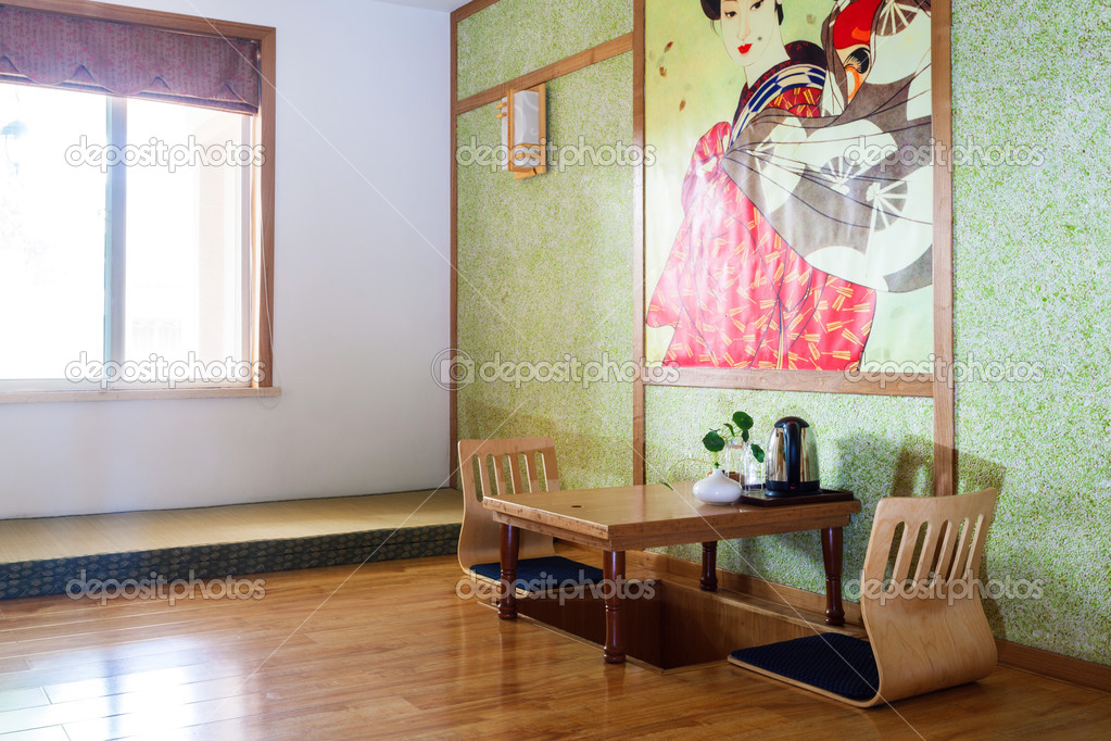 Japansk stil rum inredning — stockfotografi © zhudifeng #30731549