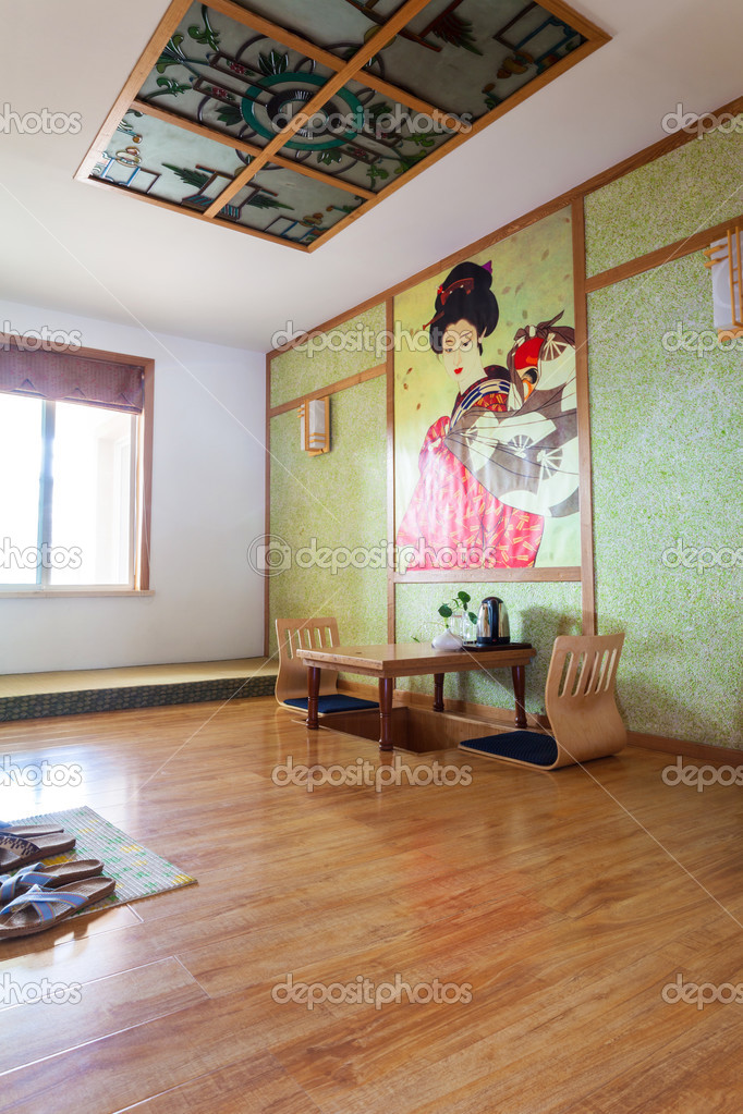 Japansk stil rum inredning — stockfotografi © zhudifeng #30731557