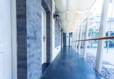 koridor modern binalar