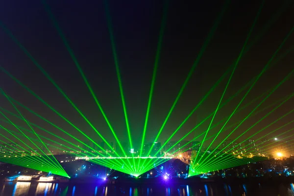 Lumière laser abstraite — Photo