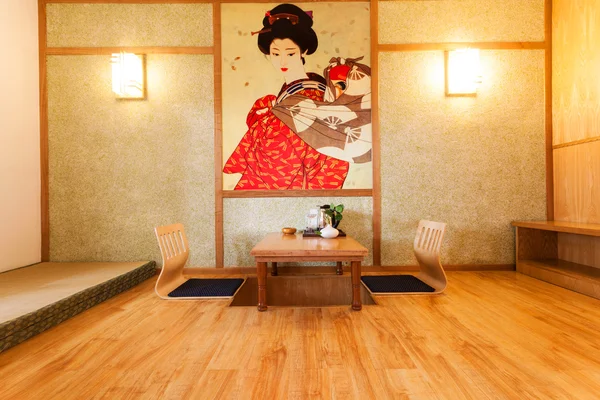 Quarto de estilo japonês interior — Fotografia de Stock