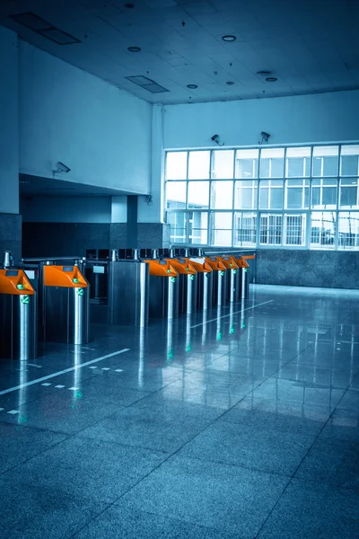 Entrance of railway station — Stock Photo, Image