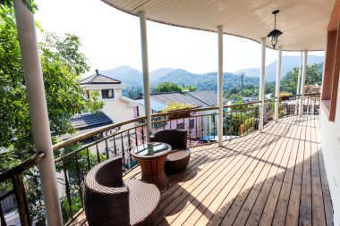 Otelin veranda
