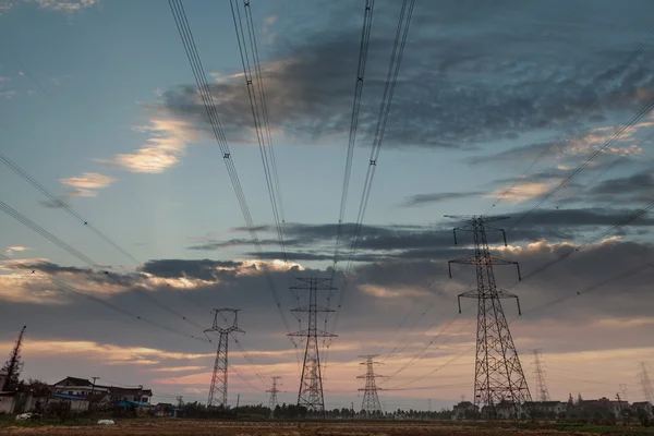 Power pylons — Stock Photo, Image