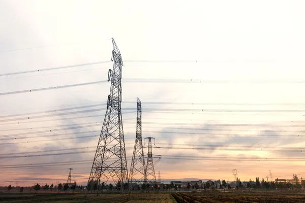 Power pylons — Stock Photo, Image