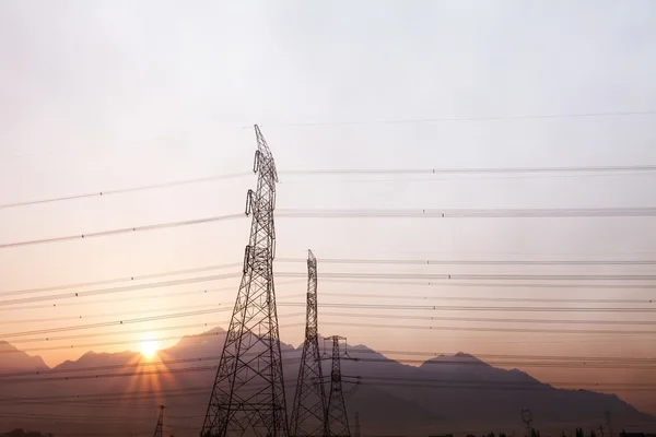 Power pylons — Stock Photo, Image