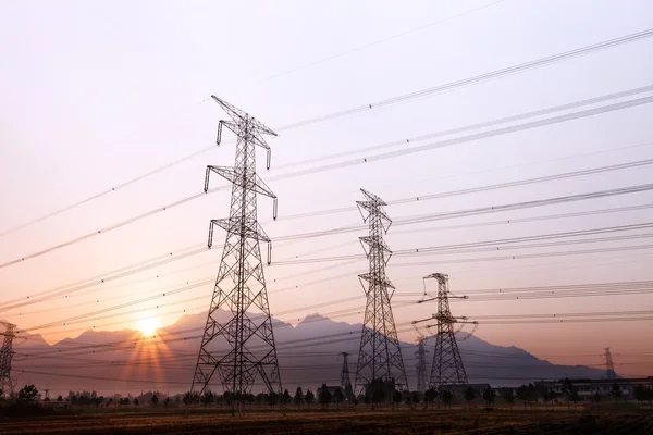 Power pylons — Stock Photo, Image