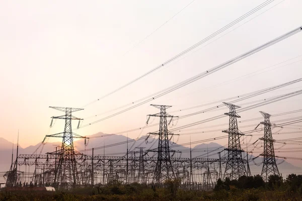 Power pylons — Stock Photo, Image