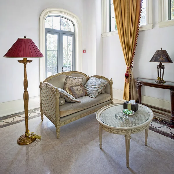 Sala de estar em villa — Fotografia de Stock
