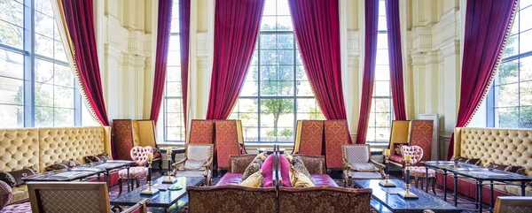 Villa oturma odasında — Stok fotoğraf