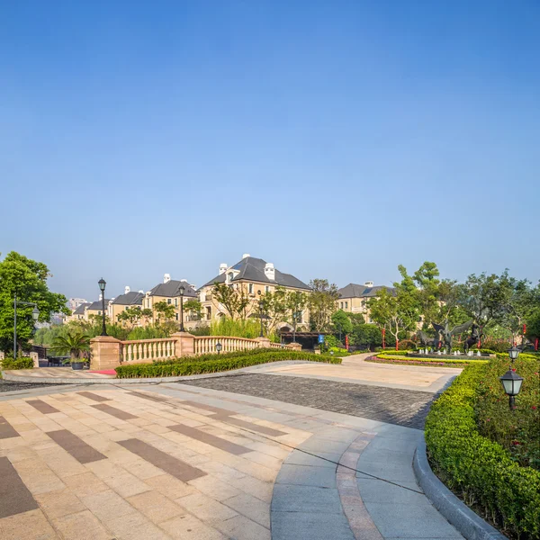 Jardín en residencia — Foto de Stock