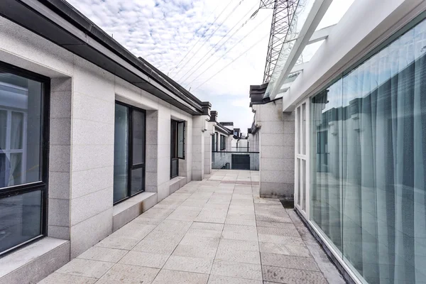 Roof modern building — Stock Photo, Image