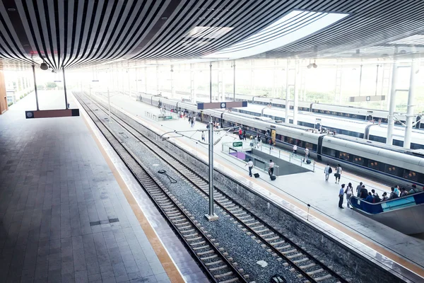 Järnvägsstation — Stockfoto