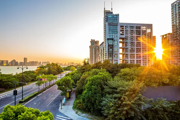 Edifici moderni in città — Foto Stock