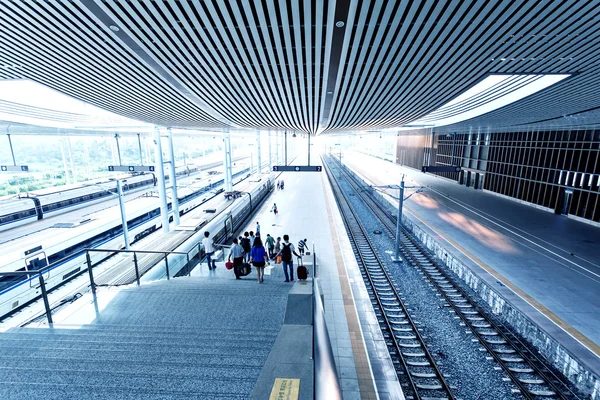 Järnvägsstation — Stockfoto