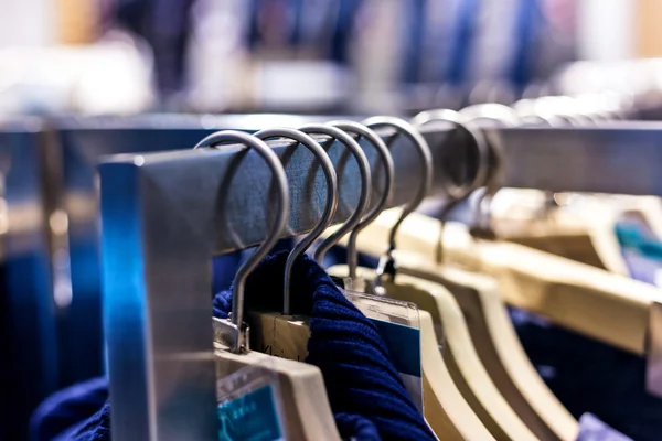 Fashion clothing rack display — Stock Photo, Image