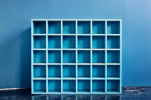 Blue wooden background — Stock Photo, Image
