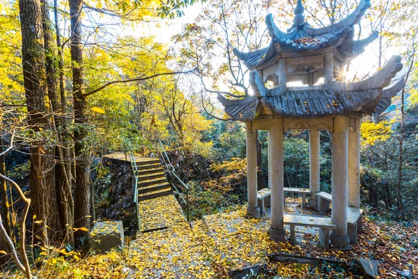 Landscape with pavilion — Stock Photo, Image