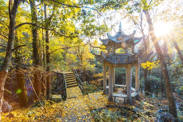 Landscape with pavilion — Stock Photo, Image