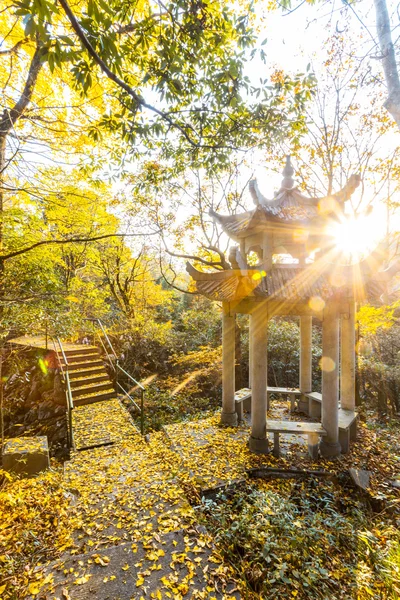 Landscape with pavilion — Stock Photo, Image